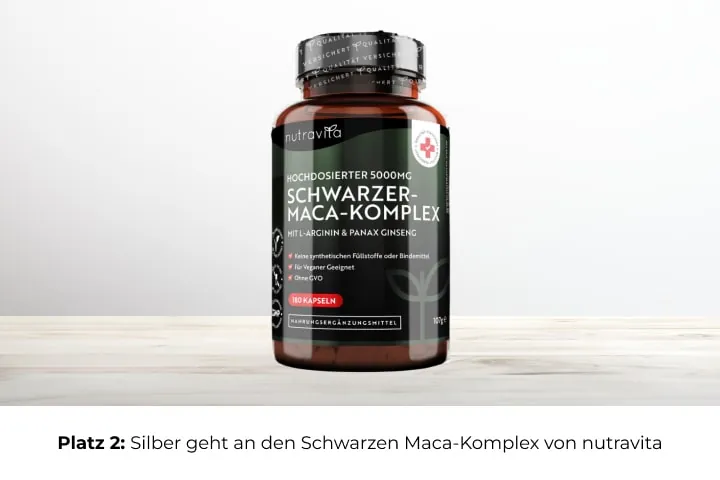 Schwarzer Maca-Komplex von nutravita