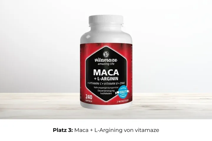 Maca + L-Arginin von vitamaze